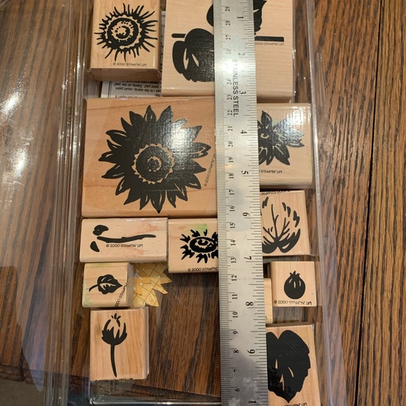 Summer Sunflower rubber stamp set - Picture 2 of 4